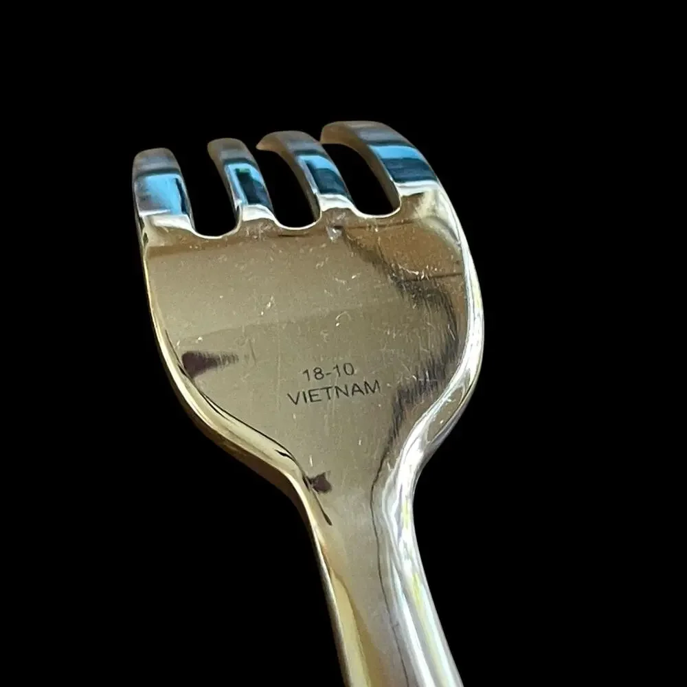 Single Crate and Barrel Uptown Mirror Finish Dinner Fork Flatware Stainless